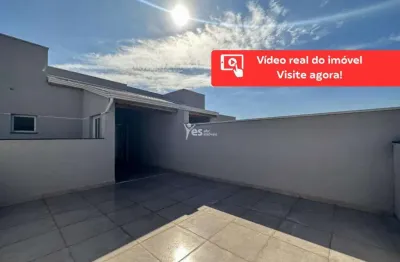 Cobertura à venda em santo andré, parque oratório - banheiro social, lavanderia, living 2 ambientes e cozinha