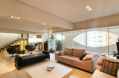 Apartamento semimobiliado com 250m² no edifício kipos em santo andré