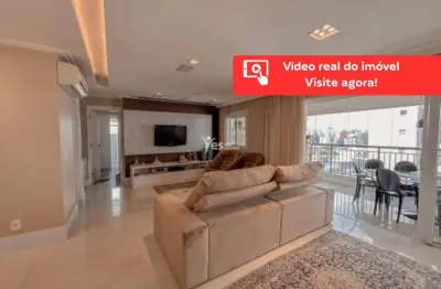 Apartamento á venda com 147 m², no centro,  com 3 dormitórios sendo 3 suíte, 5 banheiros e 2 vagas de garagem.