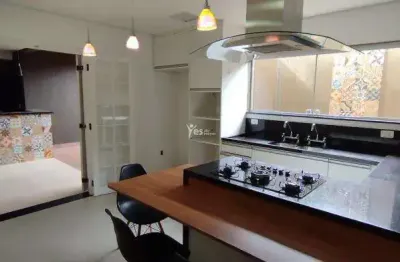 Sobrado semi mobiliado a venda vila assunção, santo andré - churrasqueira e móveis planejados