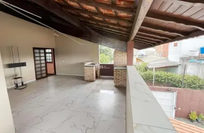 Térrea com sotão e 8 vagas de garagem em santo andré - parque novo oratório - 376m²de área construída