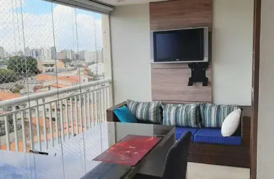 Apartamento  com varanda gourmet  e lazer completo com piscina na vila valparaíso, santo andré