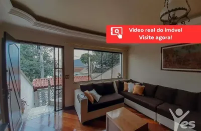 Sobrado de 270m² distribuidos em 03 dormitórios sendo 01 suíte e 04 vagas de garagem - vila pinheirinho, santo andré - sp