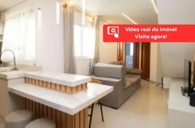 Cobertura com elevador em condomínio baixo em santo andré - santa maria com porteira fechada