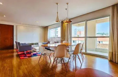 Apartamento mobiliado a venda com 136m² na vila valparaíso, santo andré -sp