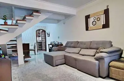 Sobrado à venda em santo andré, jardim stella - 125m²  com 03 dormitórios e 02 vagas