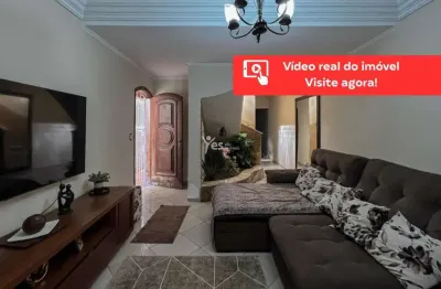 Sobrado à venda em santo andré, vila humaitá, com churrasqueira e varanda