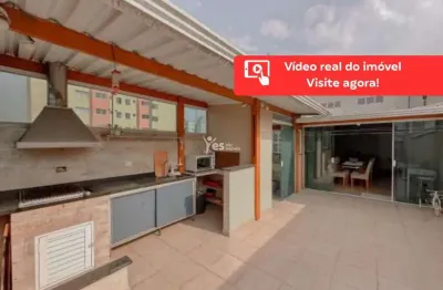 Linda cobertura à venda em vila valparaíso, santo andré - 150m²