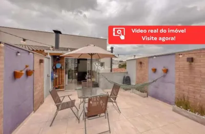 Cobertura 2 dormitórios 2 vagas e cozinha gourmet à venda em santo andré, parque novo oratório