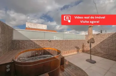 Cobertura planejada com ôfuro exclusiva para venda com 02 dormitórios e 01 vaga - parque das nações, santo andré