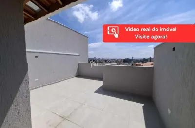Cobertura 2 quartos 1 vaga com elevador localizado no bairro parque oratório em santo andré