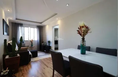 Apartamento mobiliado em vila valparaíso, santo andré - aluguel com portaria 24 horas e lazer completo.