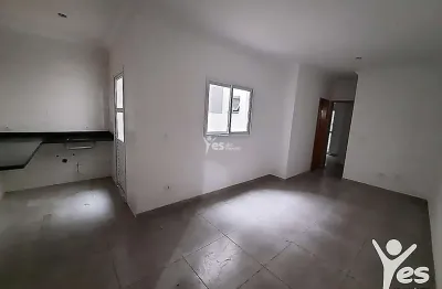 Cobertura sem condomínio, com elevador, 02 dormitórios sendo 01 suíte e 01 vaga de garagem - campestre, santo andré.