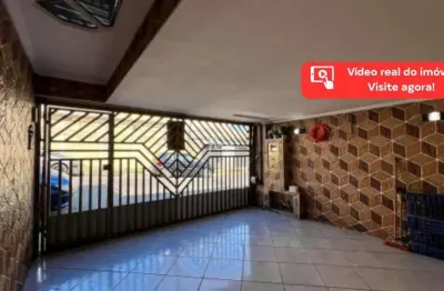 Casa térrea à venda com 117m², 2 dorms, lavabo e 1 vaga de garagem - vila cecília maria em santo andré