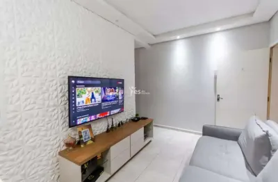 Apartamento a venda semi mobiliado com 75m² à venda- vila camilópolis - santo andré - sp