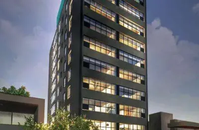 Apartamento studio 36,27m², 1 dormitório, s/vaga - centro/scs