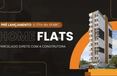 Pré lançamento home flats - à 37m da ufabc - bairro bangu, santo andré.