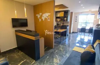 Sala comercialpara locação com 32,10m² -  em santo andré, parque jaçatuba - semi-novo