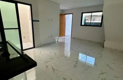 Aluguel de sobrado em santo andré - 96m², área de serviço, banheiro social, quintal.