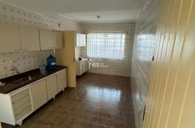 Aluguel de sobrado comercial com 135m² em santo andré, bairro campestre - área de serviço e piso frio!