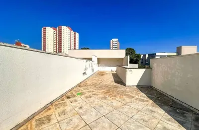 Cobertura para aluguel em santo andré, vila valparaíso - 168m² de área construída