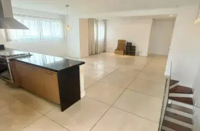 Cobertura para locação com 250m² - semi mobiliada -bairro jardim - santo andré - sp