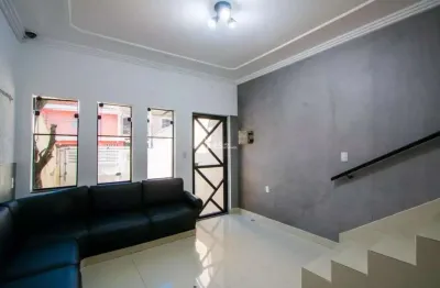 Aluguel de sobrado em santo andré, jardim bela vista - 135m² - piso frio e dependência de empregada