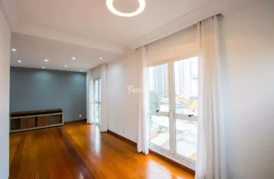 Apartamento semi mobiliado para locação com 128m² - vila bastos - santo andré - sp