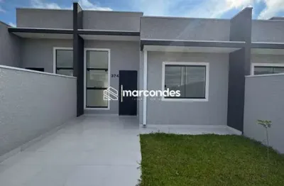 Casa com 3 quartos à venda na pompéia, 374, gralha azul, fazenda rio grande por r$ 470.000