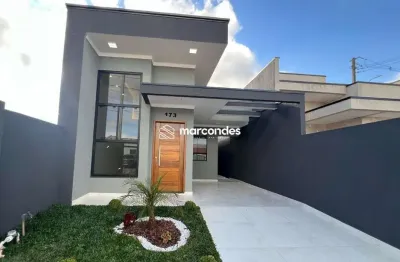 Casa em condomínio fechado com 3 quartos à venda na rua cucos, 1800, gralha azul, fazenda rio grande por r$ 605.000