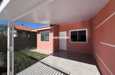 Casa com 2 quartos à venda na rua papagaio, 1780, gralha azul, fazenda rio grande por r$ 495.000