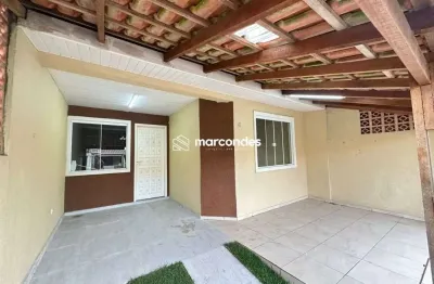 Casa em condomínio fechado com 2 quartos para alugar na rua rio da várzea, 697, iguaçu, fazenda rio grande por r$ 1.600