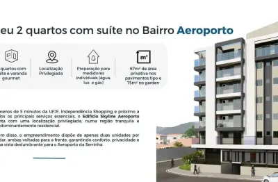 Apartamento com 2 quartos à venda na Rua Herminda Sequeiros Vasconcellos, 269, Aeroporto, Juiz de Fora