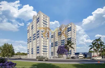 Apartamento à venda, 2 quartos, vaga rotativa, lazer - bairro realeza - juiz de fora - mg