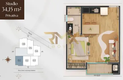 Studios à venda, do lado da ufjf, piscina, espaço gourmet, garagem - bairro são pedro - juiz de fora - mg