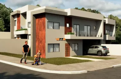 Sobrado de esquina à venda em araucária - lançamento no bairro costeira