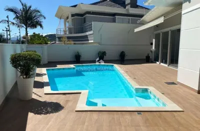 Casa alto padrão-cidade universitária pedra branca-palhoça-sc-236,88 m2-3 dormitórios, sendo 1 suite master e 2 demi suítes-3 vagas