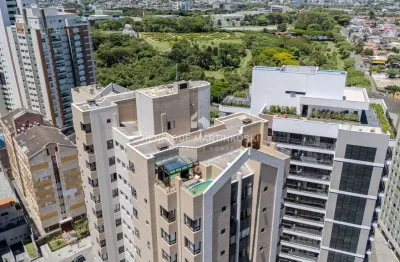 Apartamento cobertura duplex no jardim botânico curitiba - pr, 4 quartos (1 suíte), piscina privativa, face norte, 16º andar, churrasqueira