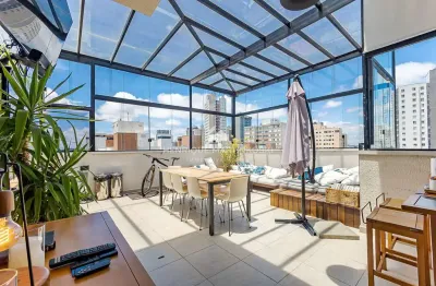 Apartamento cobertura duplex a venda no jardim botânico - 2 quartos, 2 vagas, 151 m2, churrasqueira no terraço