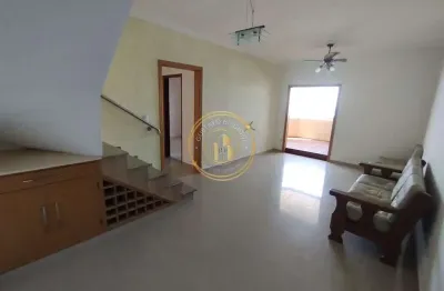 Cobertura com 3 quartos, centro, mongaguá - r$ 950 mil, cod: 2495