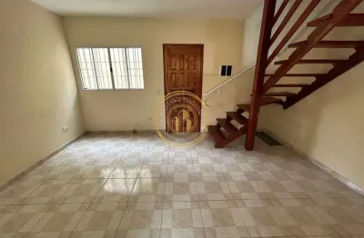 Sobrado de condomínio com 2 quartos, vila seabra, mongaguá - r$ 219 mil, cod: 3012