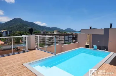 Cobertura a venda no condomínio campos do jordão, perequê-açú, ubatuba-sp