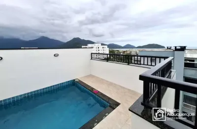 Apartamento a venda no edifício vila turim, perequê-açú, ubatuba-sp.