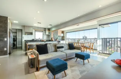Apartamento moderno e mobiliado à venda em andar alto, condomínio gran one, guanabara, em campinas