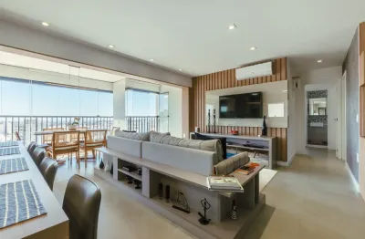 Apartamento moderno e mobiliado à venda em andar alto, condomínio Gran One, Guanabara, em Campinas