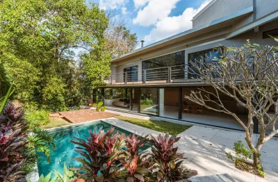 Casa moderna com três suítes à venda e locação em condomínio fechado chácara flora, em valinhos