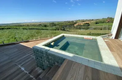 Casa moderna com piscina para venda em condomínio fechado Chácaras São Rafael, com vista para montanhas, em Campinas