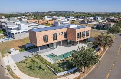 Casa nova e moderna à venda em condomínio fechado Tamboré Jaguariúna, em Jaguariúna
