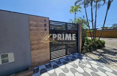 Locação fixa ou venda !! casa novinha no balneário itaóca - mongaguá/sp