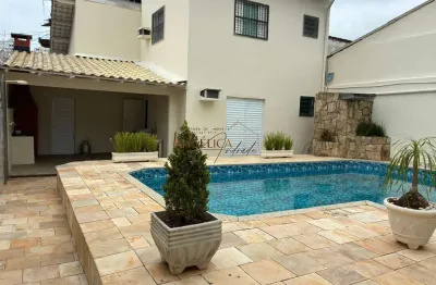 Maravilhoso sobrado com lazer completo e 4 dormitórios, a 80m do mar, em mongaguá/sp